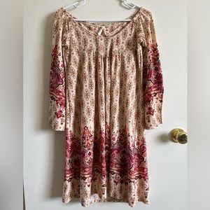 Warm Paisley Dress